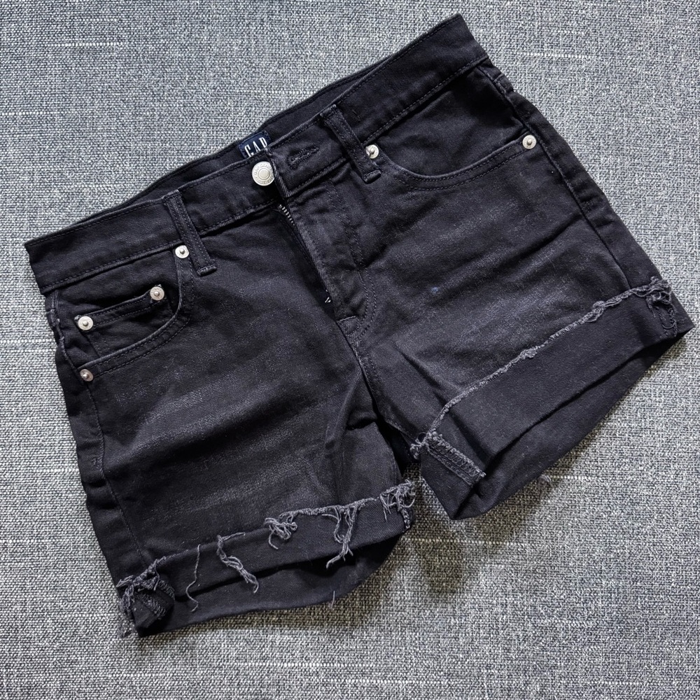 GAP for Good Black Jean Shorts
